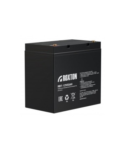 RBT-12V50AH. Аккумулятор герметичный свинцово-кислотный. ROXTON в Рязани