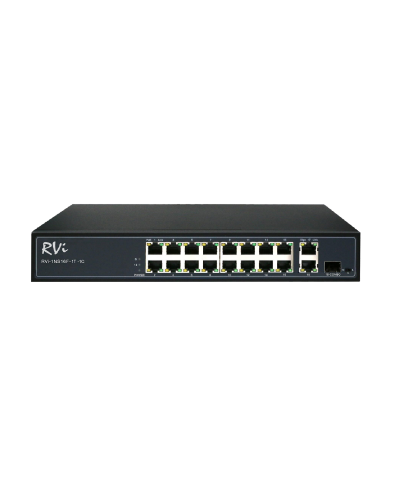 RVi-1NS16F-1T-1C. Коммутатор с питанием по PoE. RVi в Рязани