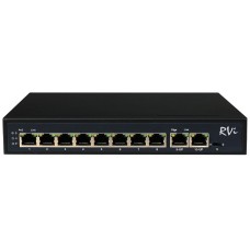 RVi-1NS08F-2T (1G). Коммутатор с питанием по PoE. RVi