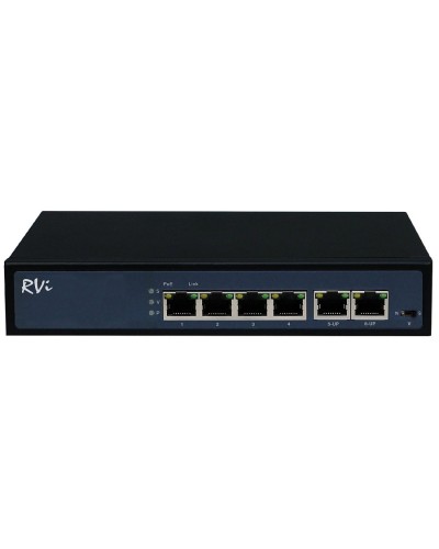 RVi-1NS04F-2T. Коммутатор с питанием по PoE. RVi в Рязани