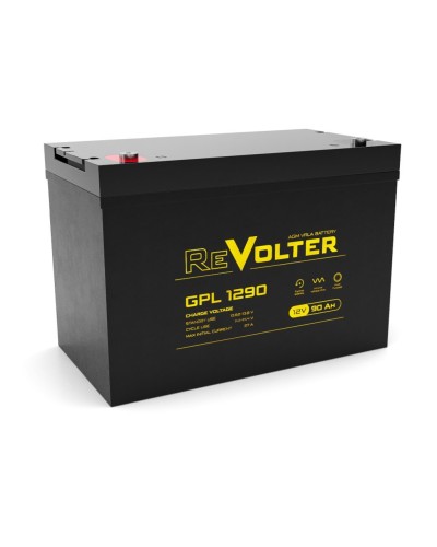 Revolter GPL 1290. Аккумулятор автомобильный герметичный свинцово-кислотный. Revolter в Рязани