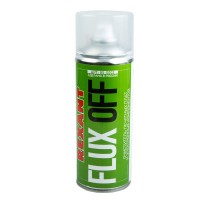 Очиститель печатных плат FLUX OFF, REXANT, 400 мл, аэрозоль (85-0003): Баллон с очистителем