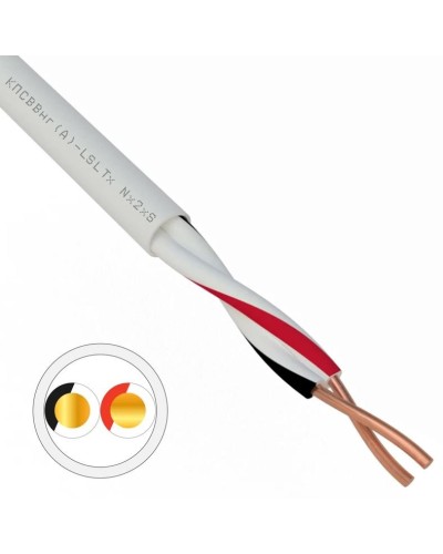 КПСВВнг(А)-LSLTx 1х2х1,0 REXANT (01-4872). Кабель для систем передачи данных пониженной пожароопасности c низким дымо- и газовыделением, с низкой токсичностью продуктов горения. Rexant в Рязани