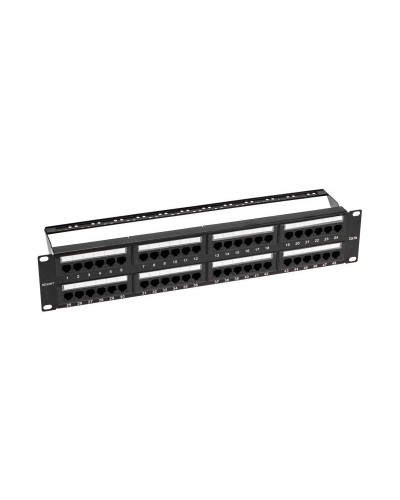 Панель коммутационная с кабельными органайзерами 19", 2U, 48 портов, UTP, RJ-45, CAT 5e REXANT PRO (02-0032): Патч-панель 19" в Рязани