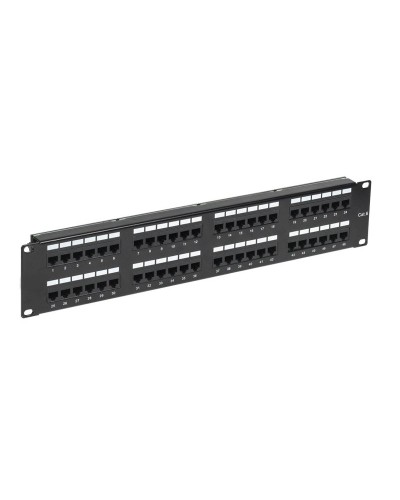 Панель коммутационная с кабельными органайзерами 19", 2U, 48 портов, RJ-45, CAT 6, UTP REXANT PRO (02-0232): Патч-панель 19" в Рязани