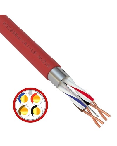 КПСВЭВнг(А)-LS 2х2х1,5 (01-4868-1)(REXANT). Кабель для систем пожарной и охранной сигнализации. Rexant в Рязани