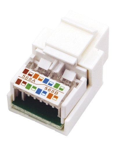 Модуль Keystone Jack RJ-45(8P8C), UTP, CAT 5e, тип 180 градусов, белый REXANT (03-1011). Модуль Keystone Jack. Rexant в Рязани