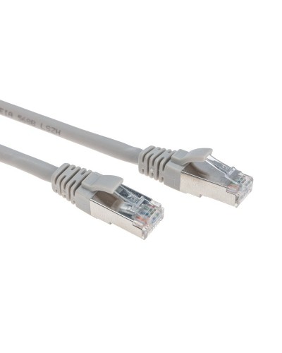 Патч-корд S/FTP CAT 6A (10G), RJ45-RJ45, 28AWG, LSZH, серый, 1м REXANT (02-0390-1). Патч-корд медный. Rexant в Рязани
