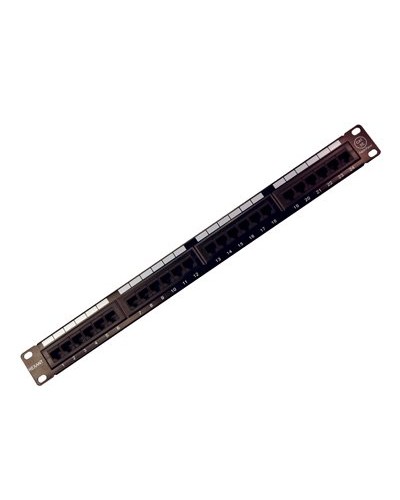 Коммутационная панель, 19", 1U, 24 порта RJ-45, категория 5e, UTP неэкранированная, черная Rexant (04-0021): Патч-панель 19" в Рязани
