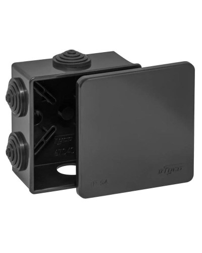 Коробка TYCO ОП 85х85х40мм УХЛ1 IP54 черный (67040Ч). Коробка распределительная. RuVinil в Рязани