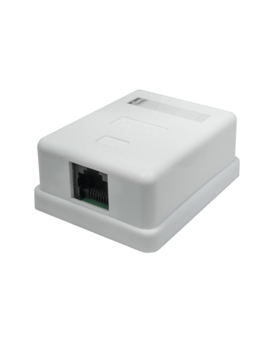 Розетка настенная RJ-45, 8P8C, Cat.5e, 1 порт UTP (10-0307): Компьютерная розетка в Рязани