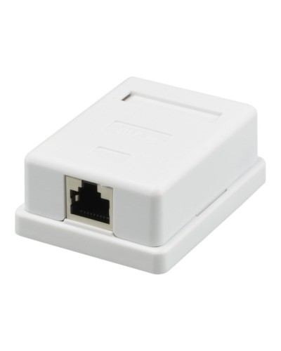 Розетка настенная RJ-45, 8P8C, Cat.5e, 1 порт FTP (10-0354). Компьютерная розетка. SUPRLAN в Рязани