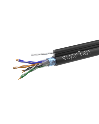 FTP Cat.5e 4x2xAWG24 Cu PE Outdoor T-FG8 (трос) Standard (01-1026-1). Кабель «витая пара» (LAN) для структурированных систем связи. SUPRLAN в Рязани