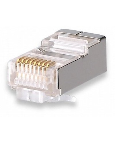 Коннекторы 8P8C FTP Cat.5e 3U (RJ-45) (100шт) (10-0201). Разъем RJ-45. SUPRLAN в Рязани