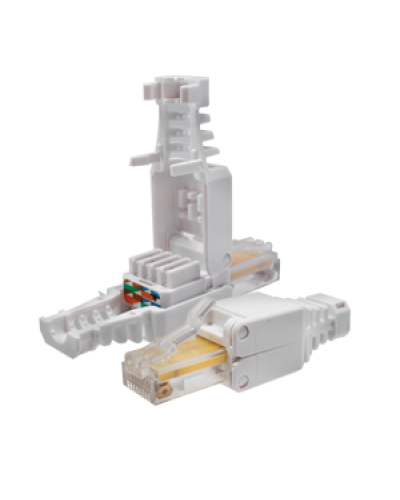 Коннектор 8P8C U/UTP Cat.5e (RJ-45) безинструментальный (10-0218). Разъем RJ-45. SUPRLAN в Рязани