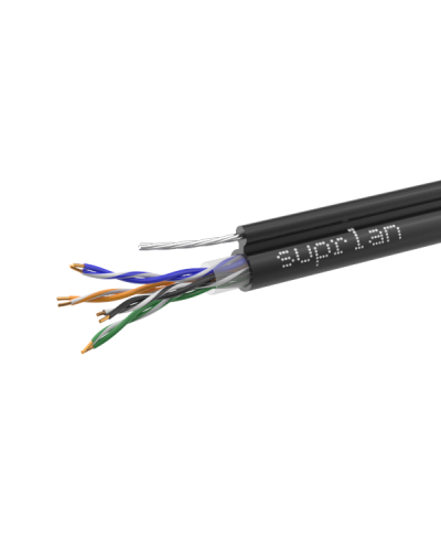 UTP Cat.5e 4x2xAWG24 Cu PE Outdoor T-FG8 (трос) Standard (01-0322-1). Кабель «витая пара» (LAN) для структурированных систем связи. SUPRLAN в Рязани
