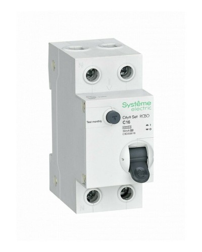City9 Set 1P+N С 16А 4.5kA 30мА A 230В (C9D55616). Автоматический выключатель дифференциального тока. Systeme Electric в Рязани