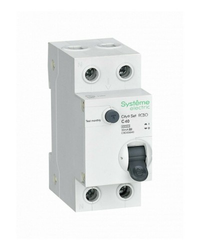 City9 Set 1P+N С 40А 4.5kA 30мА A 230В (C9D55640). Автоматический выключатель дифференциального тока. Systeme Electric в Рязани