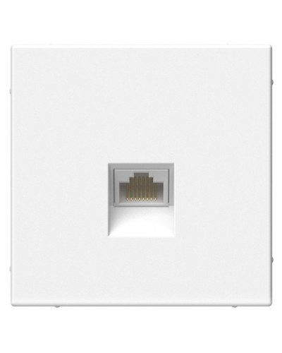 ArtGallery розетка RJ45, кат. 6Е, скрытой установки, механизм, белый (GAL000186). Розетка компьютерная. Systeme Electric в Рязани
