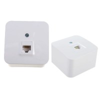 BLANCA розетка RJ45 1-местная, кат. 5Е, открытой установки, белый (BLNIA045001). Розетка компьютерная с изолированной пластиной. Systeme Electric