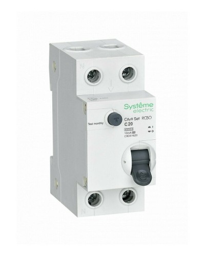 City9 Set 1P+N С 20А 4.5kA 10мА A 230В (C9D51620). Автоматический выключатель дифференциального тока. Systeme Electric в Рязани