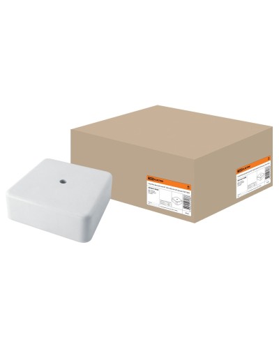 Коробка КР 100х100х44 ОП белая, IP40 (SQ1401-0209). Распаячная коробка. TDM ЕLECTRIC в Рязани