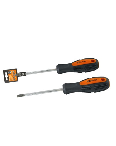 Отвертка шлицевая двухкомпонентная CR-V, тип SL5.0x150 "Алмаз" TDM (SQ1006-1007): Отвертка шлицевая двухкомпонентная в Рязани