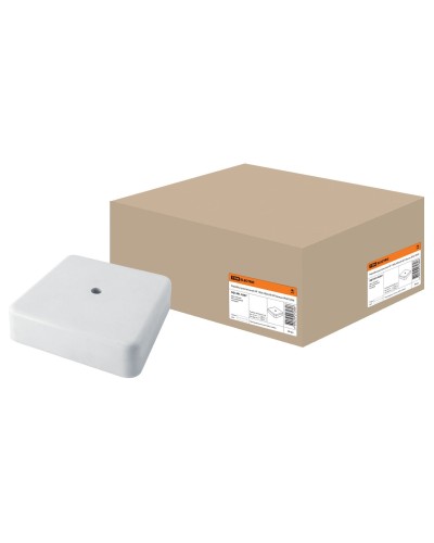 Коробка КР 100х100х29 ОП белая, IP40 (SQ1401-0207). Распаячная коробка. TDM ЕLECTRIC в Рязани