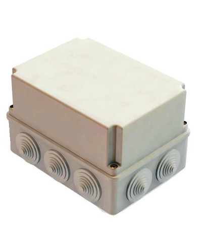 Коробка ОП 190х140х120мм, крышка, IP44, 10 гермовводов (SQ1401-1245). Распаячная коробка. TDM ЕLECTRIC в Рязани