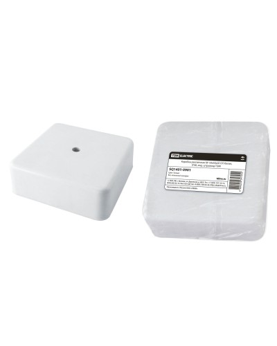 Коробка КР 50х50х20 ОП белая, IP40 (SQ1401-0901). Распаячная коробка. TDM ЕLECTRIC в Рязани