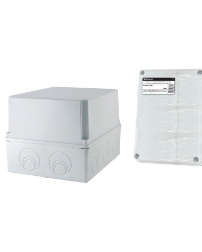 Коробка ОП 240х195х165мм, крышка, IP44, кабельные вводы d28-3шт, d37-2шт (SQ1401-1273). Распаячная коробка. TDM ЕLECTRIC в Рязани