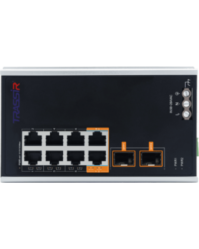 TR-NS15102S-130-8POE. Коммутатор с PoE. Trassir в Рязани