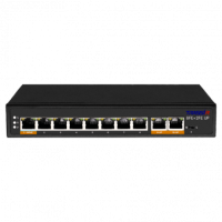 TR-NS1110-120-8POE. Коммутатор с PoE. Trassir