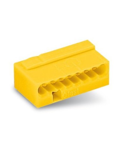 WAGO 243-508 Клемма MICRO 8-проводная желтая. Клемма для распределительных коробок. WAGO в Рязани
