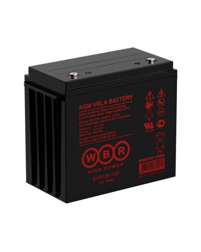 WBR EVX135-12G. Аккумулятор герметичный свинцово-кислотный. WBR в Рязани