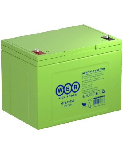 WBR GPL12750. Аккумулятор герметичный свинцово-кислотный. WBR в Рязани