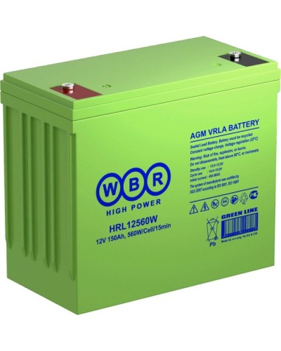 WBR HRL12560W. Аккумулятор герметичный свинцово-кислотный. WBR в Рязани