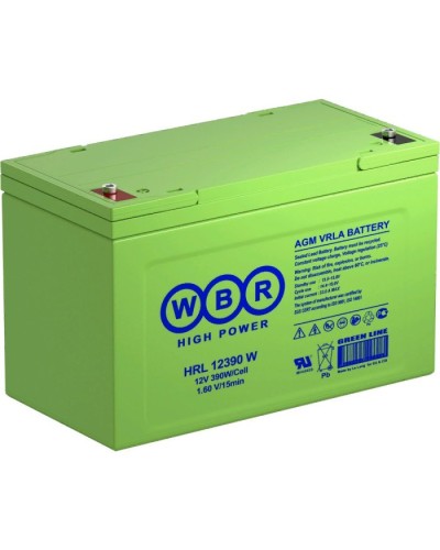 WBR HRL12390W. Аккумулятор герметичный свинцово-кислотный. WBR в Рязани