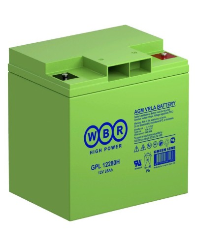 WBR GPL12280H. Аккумулятор герметичный свинцово-кислотный. WBR в Рязани