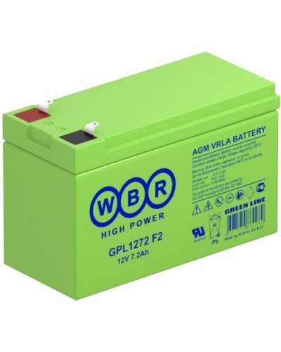 WBR GPL1272 F2. Аккумулятор герметичный свинцово-кислотный. WBR в Рязани