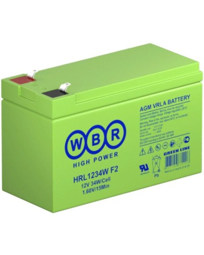WBR HRL1234W F2. Аккумулятор герметичный свинцово-кислотный. WBR в Рязани