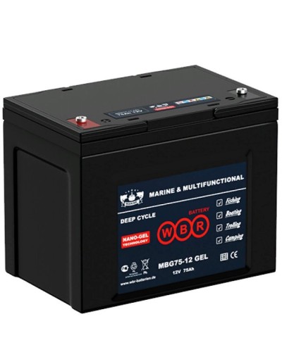 WBR MBG75-12. Аккумулятор герметичный свинцово-кислотный. WBR в Рязани