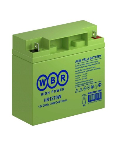WBR HR1270W. Аккумулятор герметичный свинцово-кислотный. WBR в Рязани