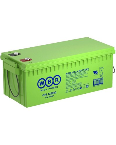 WBR GPL122000. Аккумулятор герметичный свинцово-кислотный. WBR в Рязани