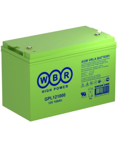 WBR GPL121000A. Аккумулятор герметичный свинцово-кислотный. WBR в Рязани