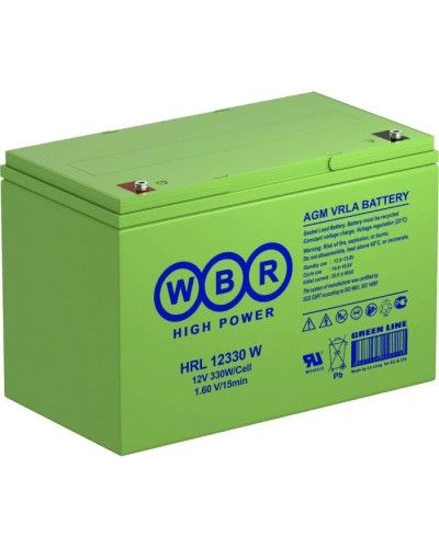 WBR HRL12330W. Аккумулятор герметичный свинцово-кислотный. WBR в Рязани