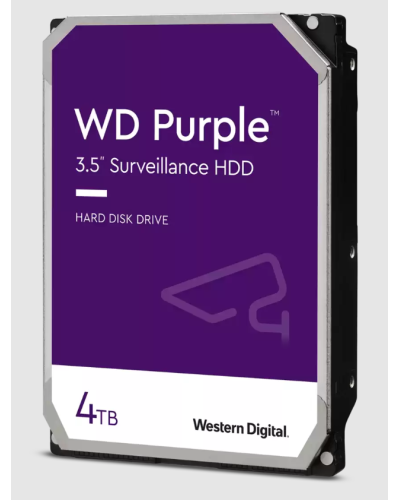 HDD 4000 GB (4 TB) SATA-III Purple (WD43PURZ). Жесткий диск (HDD) для видеонаблюдения. Western Digital в Рязани