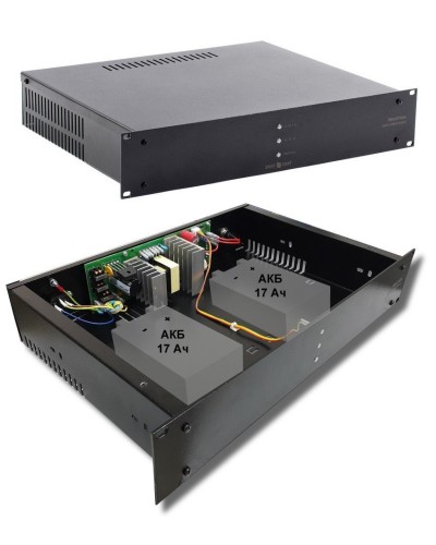 СКАТ-1200И7 RACK (СКАТ ИБП-12/5-2x17-RACK) (2142). Источник вторичного электропитания резервированный. Бастион в Рязани