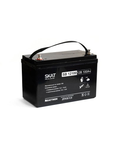 SKAT SB 12100 (2542). Аккумулятор герметичный свинцово-кислотный. Бастион в Рязани