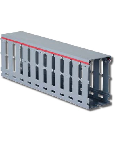 Короб перфорированный 80x40 RL12 (00163RL) серый: Короб перфорированный с крышкой в Рязани